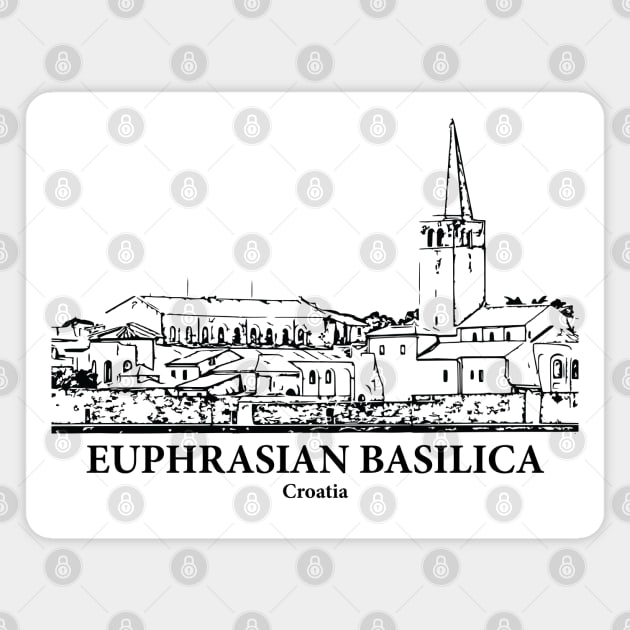 Euphrasian Basilica - Croatia Magnet by Lakeric